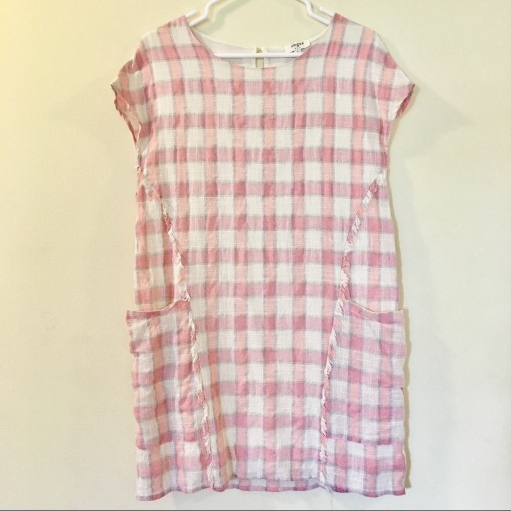 COPY - Pink Plaid Shift Dress